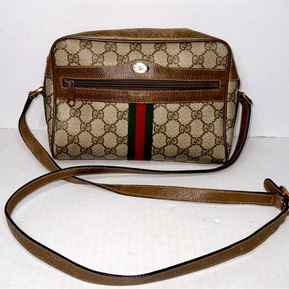 Auth GUCCI GG Sherryline Crossbody Bag - Picture 1 of 14